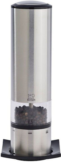 Peugeot Elis Sense Electric Inox Pepper Mill 20cm Silver