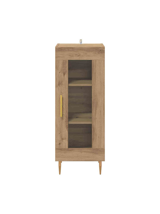 Living Room Cabinet Made of Particle Board Artisan Oak 34x34.5x90cm