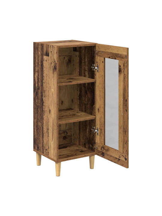 Wohnzimmer Nische aus Spanplatte Alt Holz 34.5x32.5x90cm