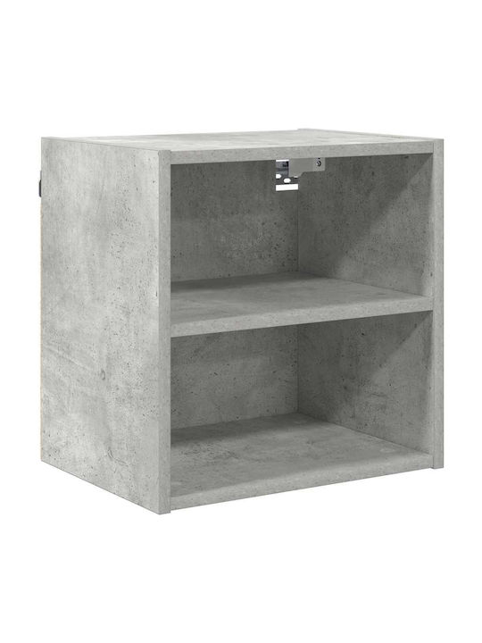 Riga Wall Living Room Cabinet made of Particle Board Grey 40x29.5x40cm