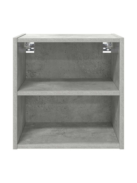 Riga Wall Living Room Cabinet made of Particle Board Grey 40x29.5x40cm