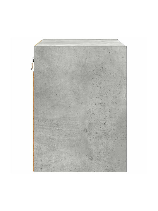 Riga Wall Living Room Cabinet made of Particle Board Grey 40x29.5x40cm