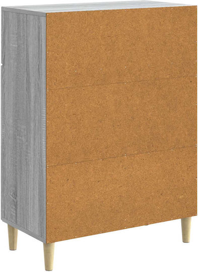 Шкаф за дневна от ПДЧ Сив 66x34.5x90см