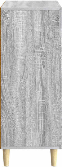Шкаф за дневна от ПДЧ Сив 66x34.5x90см