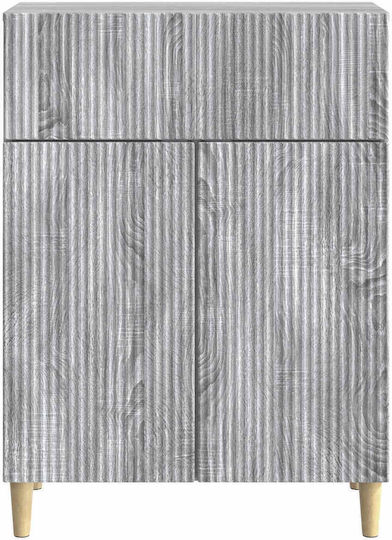 Шкаф за дневна от ПДЧ Сив 66x34.5x90см