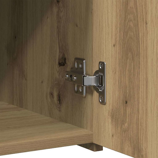 Ντουλάπι Σαλονιού από Μασίφ Ξύλο Δρυς 30x42.5x93cm