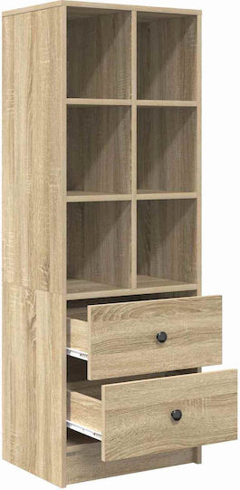 Hängeschrank fürs Wohnzimmer aus Sonoma-Eiche 45,5x34x127 cm