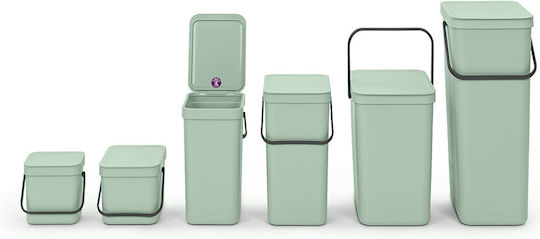 Brabantia Кошче Sort & Go за Боклук Пластмасово Зелено 3лт
