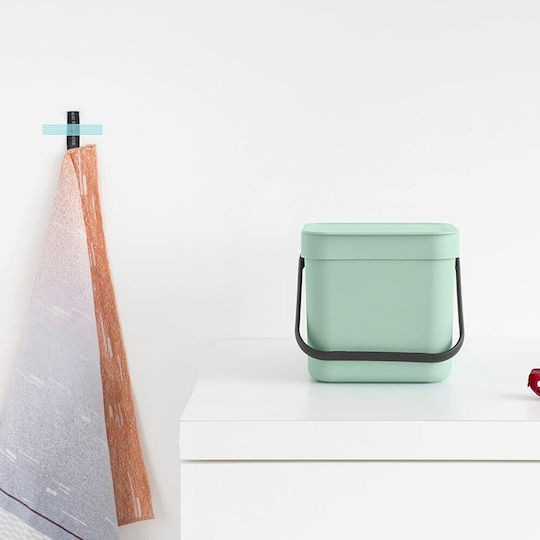 Brabantia Кошче Sort & Go за Боклук Пластмасово Зелено 3лт
