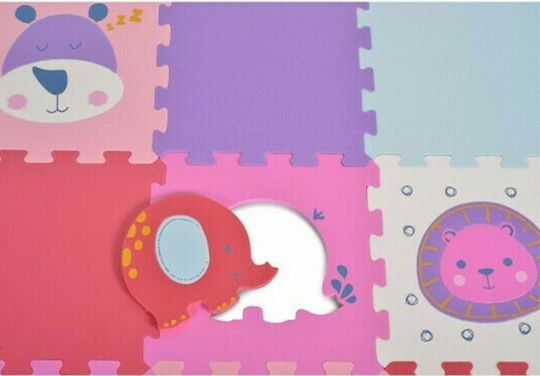Byox Interaktives Kinder-Bodenpuzzle mit Tieren 9 Teile