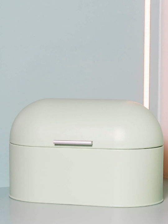 Onahome Bread Box with Lid Metallic Green 33x18x21cm