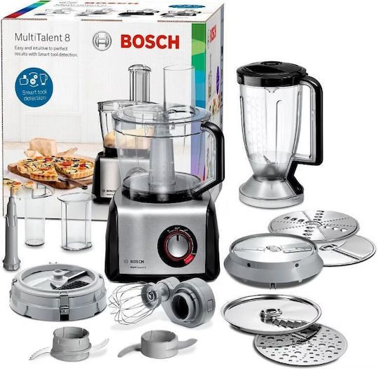 Bosch MultiTalent 8 Πολυμίξερ 1250W με Κάδο 3.9lt Μαύρο