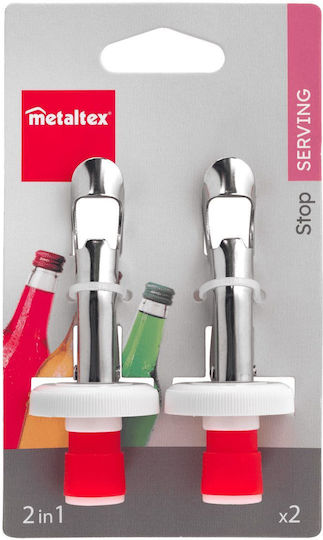 Metaltex Bottle Stopper με Μοχλό 257210 2pcs