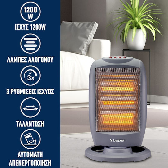 Beper Heizung Halogen 1200W