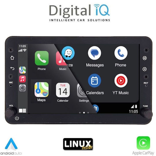 Digital IQ Автомобилна Аудио Система За Alfa Romeo Spider / Brera 2004-2012 (Bluetooth/USB/Wi-Fi/GPS) С Touch Screen 7"