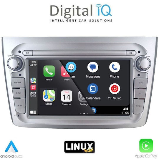 Digital IQ Car Audio System for Alfa Romeo Mito 2008-2018 (Bluetooth/USB/WiFi/GPS) with 7" Touch Screen