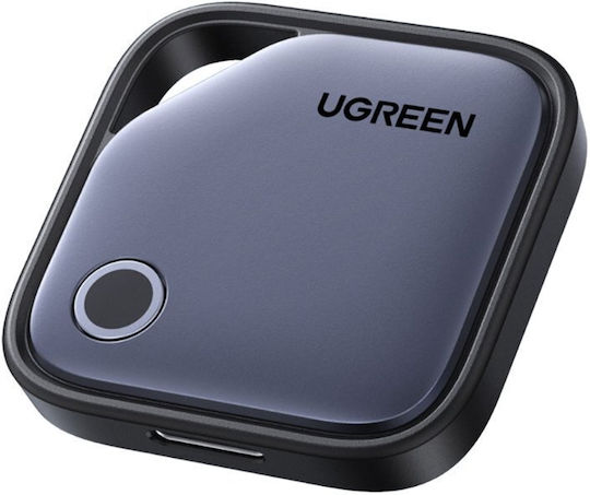 Ugreen CM916 Bluetooth Tracker Kompatibel mit Apple Find My & Google Find Hub Graue Wiederaufladbare