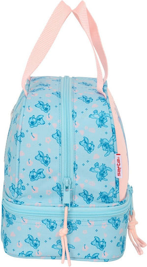 Lilo & Stitch Ohana Kinder Lunchtasche Isoliert Handtasche Blau Stitch 20x15x20cm