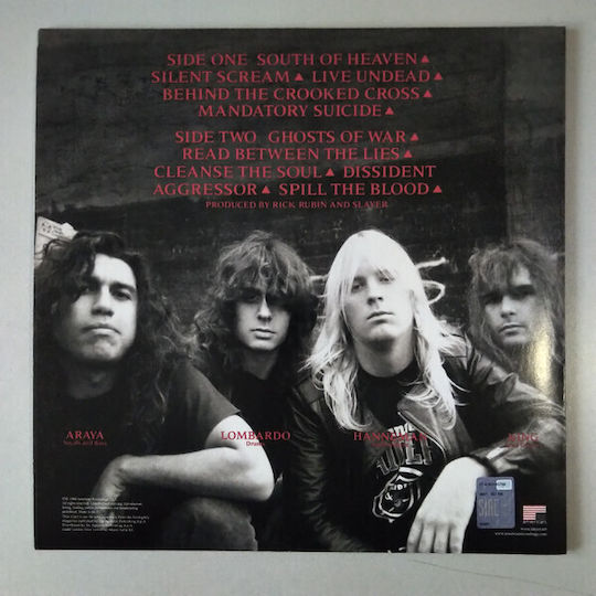 Slayer South Heaven Vinyl
