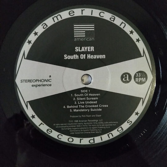 Slayer South Heaven Vinyl