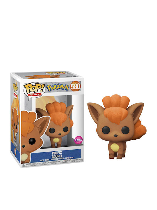 Funko Поп! Игри: Pokemon - Vulpix 580 Флокирано
