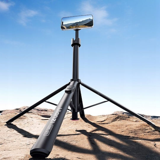 Selfie Stick Ulanzi Auto-open Tripod 180cm + Selfie Stick Magsafe Magnet Remote 10m Ulanzi Sk21 Sku M103