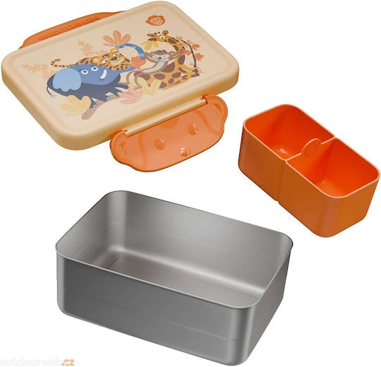 Affenzahn Edelstahl Kinderlebensmittelbehälter 1l 17 x 14 x 7cm