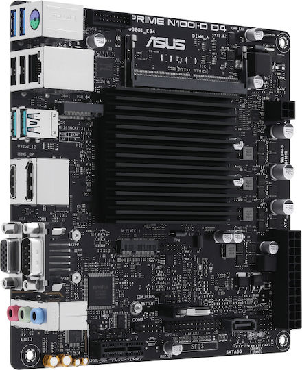 Asus Prime N100I-D D4 (integrated CPU) Дънна платка Mini ITX с Intel Сокет