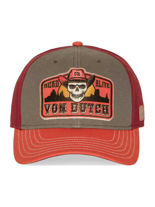 Dead Alive Orange Baseball Cap Von Dutch