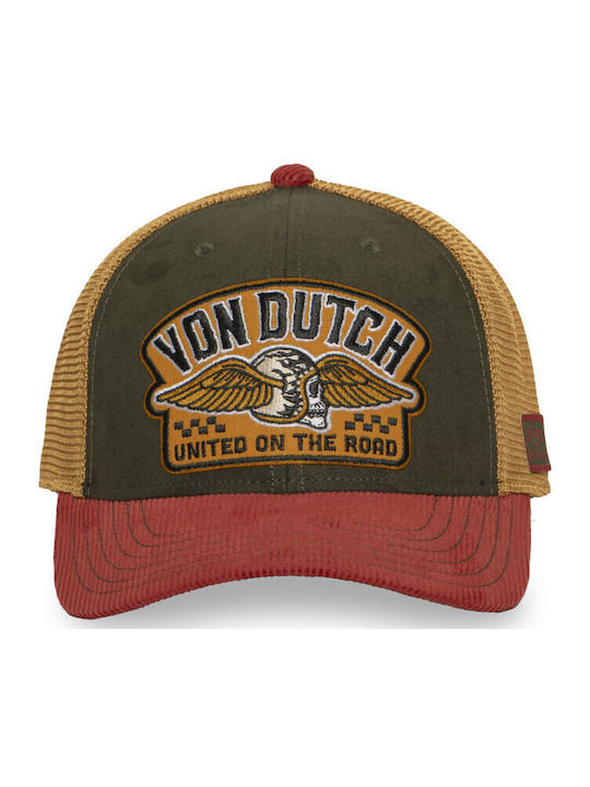 United Orange Semi Curved Baseball Cap Von Dutch
