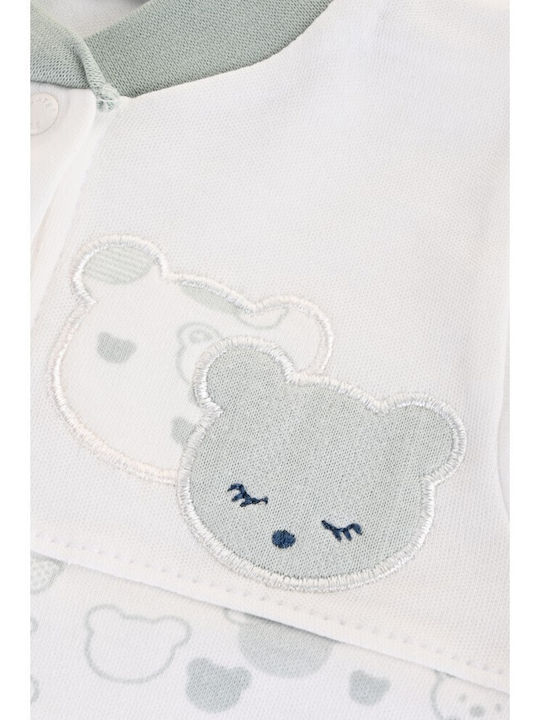 Gaye Bebe Gaye Bebe Baby-Strampler Grau-Menta Gaye Bebe Gaye Bebe Baby-Strampler Grau-Menta