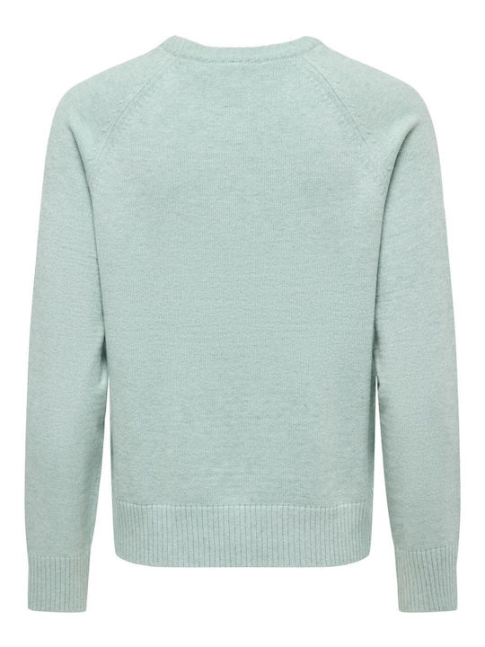 Damen Langärmeliges Pullover Jadeite