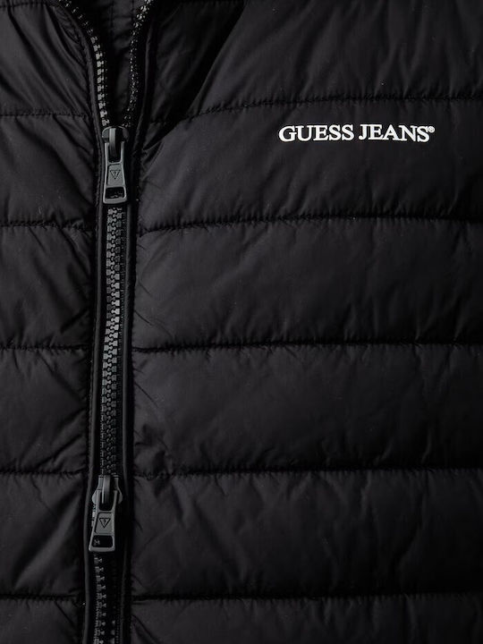 Sleeveless Puffer Jacket Black