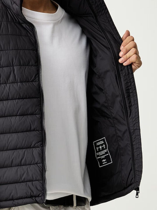 Sleeveless Puffer Jacket Black