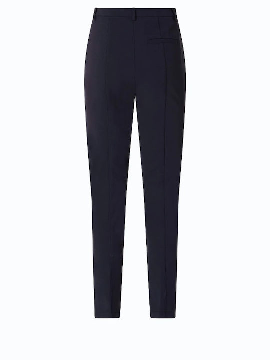 Women's Fabric Trousers in Skinny Fit Dark Blue