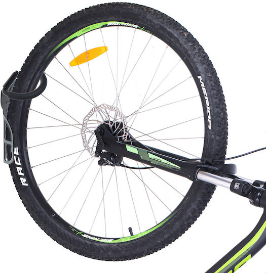 Suport de bicicletă metalic pliabil pentru montaj pe perete culoare neagră