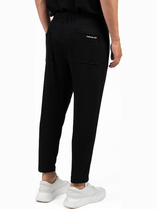 Men's Trousers Loose Fit Black