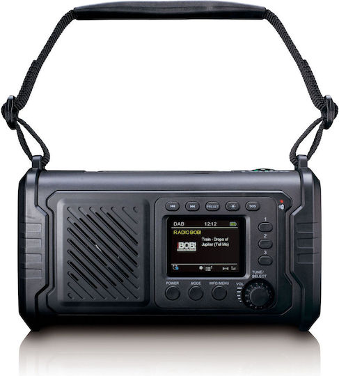 Lenco PDR-055 Φορητό Ραδιόφωνο Επαναφορτιζόμενο DAB+ με Bluetooth Γκρι