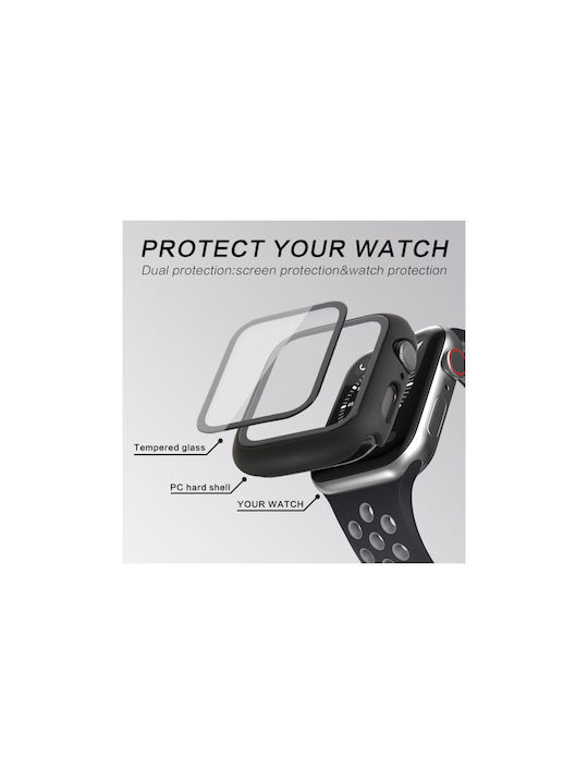 Πλαστική Θήκη σε Ασημί χρώμα για Apple Watch 45mm
