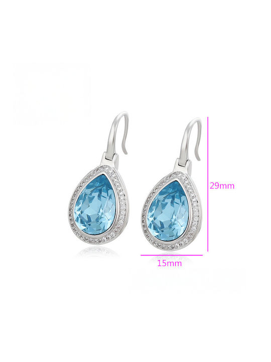 Chrysothemiss Frozen Blue Earrings