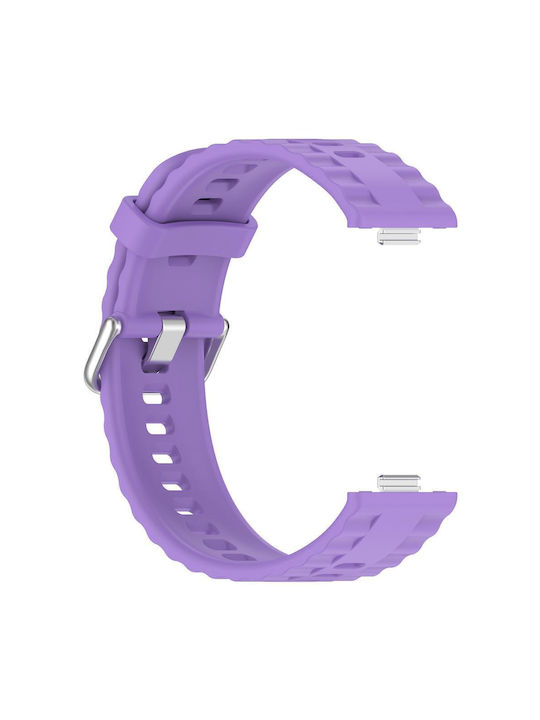 Huawei Watch Fit4 Pro Fit4 Fit3 Xdfind Silver Buckle Solid Color Watch Strap Silicone Purple Huawei Watch Fit4 Pro Fit4 Fit3 Xdfind Silver Buckle Solid Color Watch Strap Silicone Purple