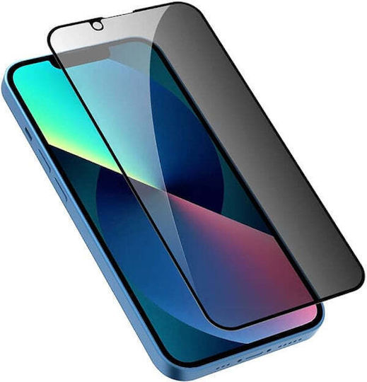 Privacy Закалено Стъкло (iPhone 17e / 16e / 14 / 13 / 13 Pro)