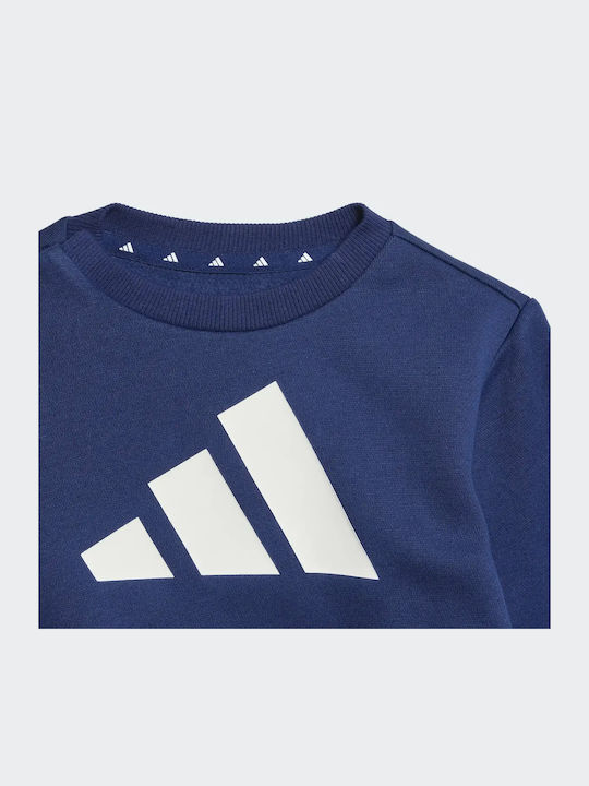 Kinder Sweatpants Set Mit Bluse Blau
