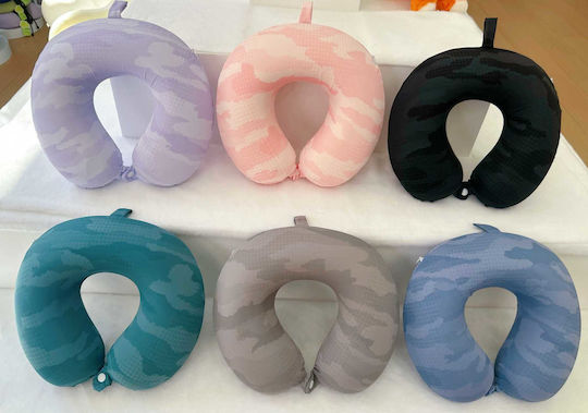Travel Pillow Memory Foam Black