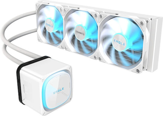 Gigabyte EAGLE 360 ICE Wasserkühlung AIO CPU Mit Dreifacher Ventilator 120mm Weiße