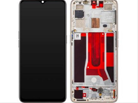 Oppo Find X2 Lite 5g Cph2005 Reno 3 5g Pchm30 Display Digitizer Rahmen Weiß Original