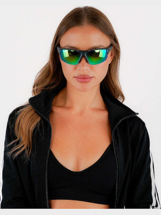 Red Raven Unisex Ochelari De Soare Cu Culoare Full Face Verde Și Culoare Verde rd-010005-GREEN-