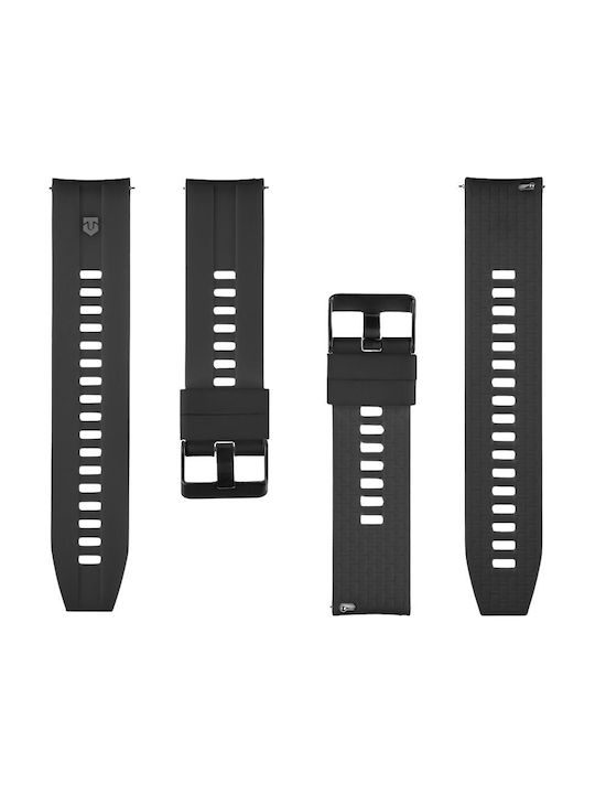Curea Silicon Quick Release 24mm Negru Tactical
