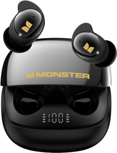 Monster Sleep Ear200 In-ear Bluetooth Handsfree Ακουστικά με Θήκη Φόρτισης Μαύρα