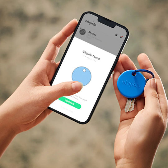 Chipolo Pop Apple Find My & Google Find Hub Schwarz mit Smartphone-Tracker